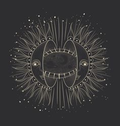 Golden Eclipse: Enigmatic Duets in Shadow and Light