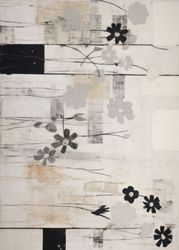 Modern Elegance in Monochrome Florals