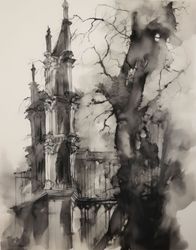 Tower Amidst Timeless Skies