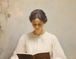  Woman with Book