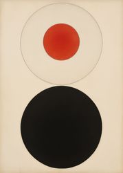 Abstract Balance: Three Circles in Minimalist Harmony