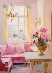 A Cozy Room with Flowers