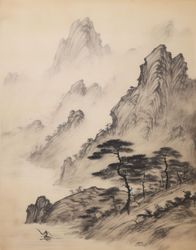 Misty Peaks and Pine Melody