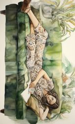 Literary Tranquility in Leopard Print