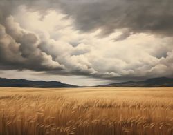 Drama Above the Wheat Fields