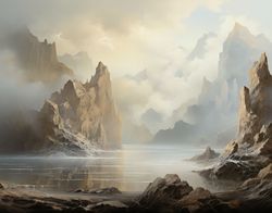Mountains Awash in Mist