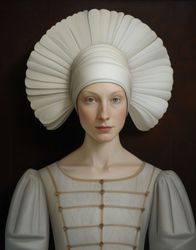 Enigmatic Eyes in Monochrome