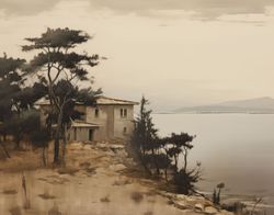 Vintage House Overlooking the Sea