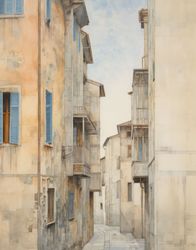 Cobalt Shadows of Stone