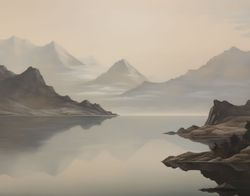 Misty Mountains Reflect