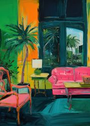 A Colorful Living Room Oasis