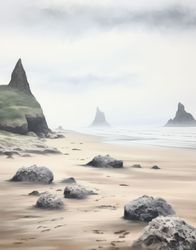 Tranquil Beach Painting