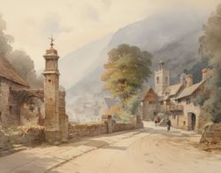 Nostalgic Village Stroll