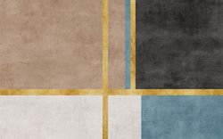  Luxurious Geometric Harmony in Four Hues