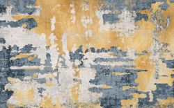 Gilded Echoes in Modern Gray Wallpaper