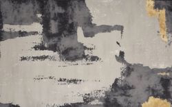 Contemporary Black, Gray, and Gold Fusion