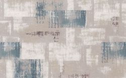 Vintage Elegance in Blue, Gray, and Beige