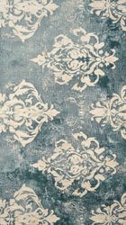 teal Baroque Floral
