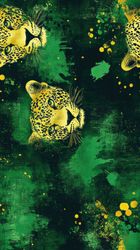 Green Panther Safari Pattern