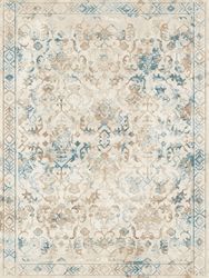 Faded Blue-Beige Rug