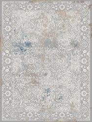Pale Grey Intricate Rug