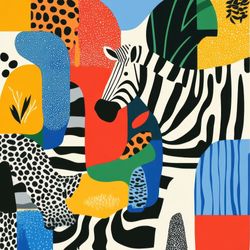 Bold Colorful Safari