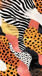 Orange Zebra Leopard Mix