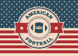 American Football Badge