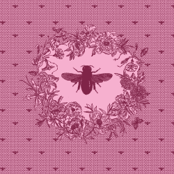 Bee In The Garden Pink