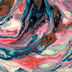 Vibrant Fusion: Energetic Marbled Canvas