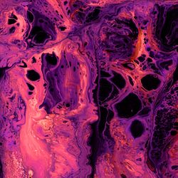 Swirls of Purple, Pink, and Black