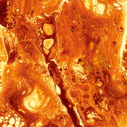 Rustic Currents: Swirling Browns, Oranges, and Whites