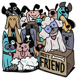 Cute Dog Best Friends