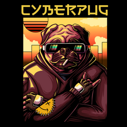Cyberpug Dog
