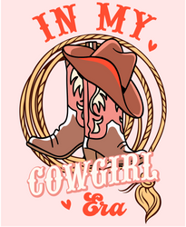 Valentine Cowgirl Poster