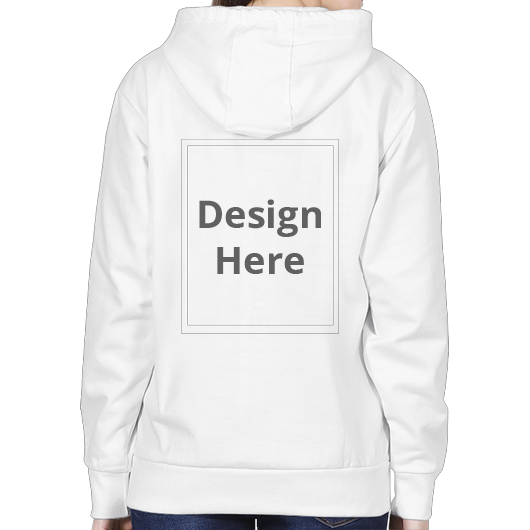 Custom Women's Hoodie - White