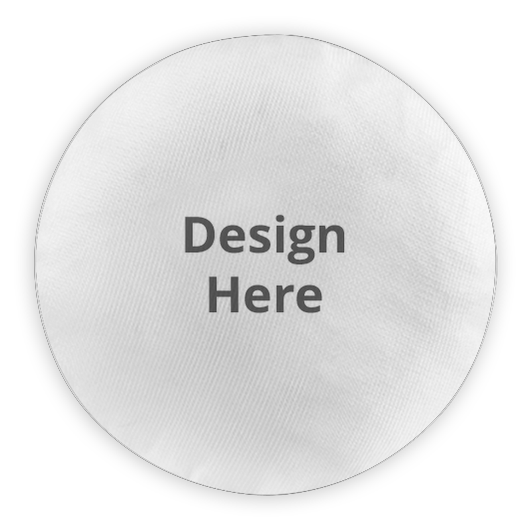 Custom Round Throw Pillow - Weave Loom