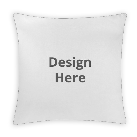 Custom Square Throw Pillow - Canvas