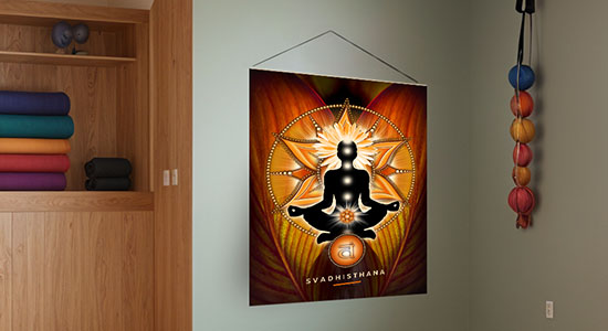 Custom Hanging Tapestry - Rustic Jute