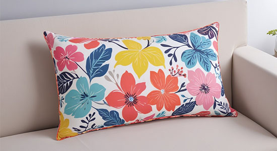 Custom Rectangle Throw Pillow - Weave Loom