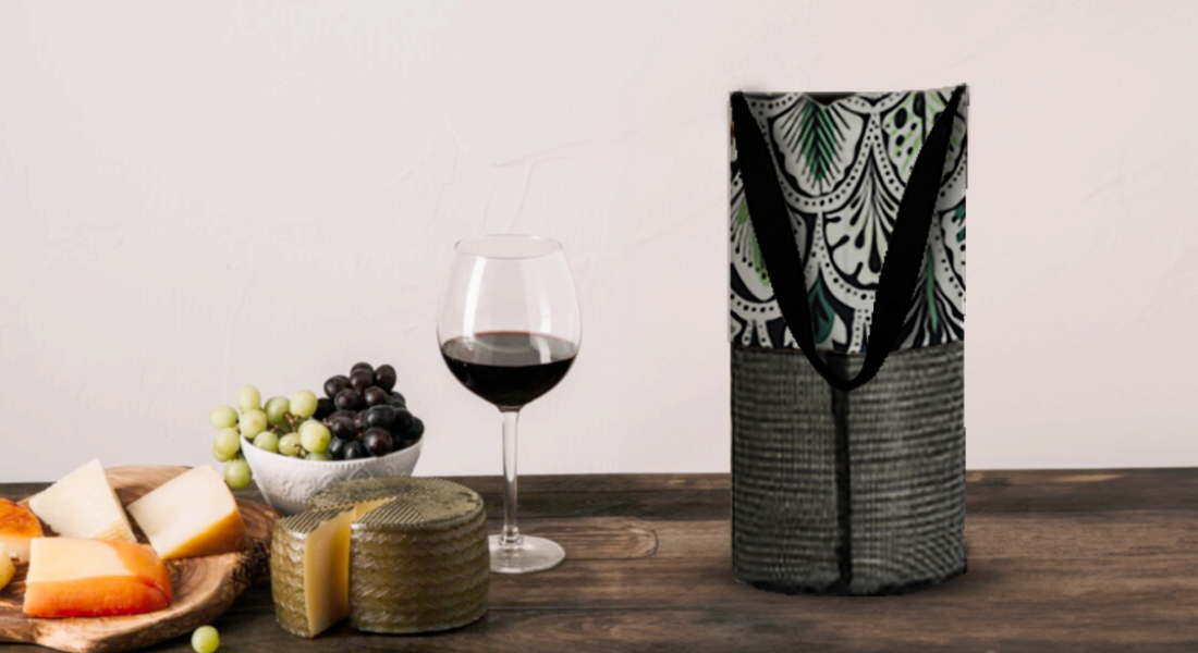 Custom Wine Bag - Barrel Carrier Bag