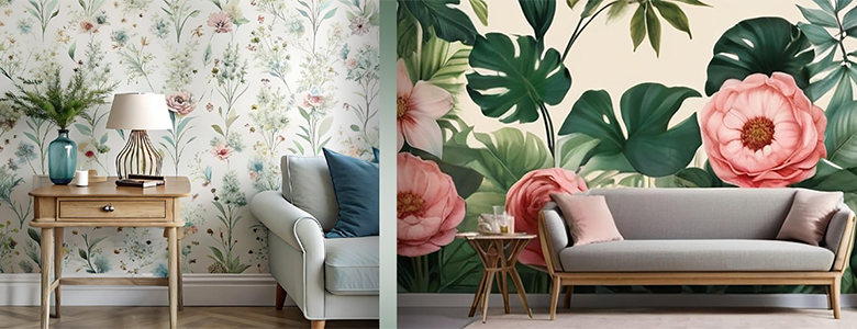 Floral Wallpaper vs. Botanical Murals: Which is better for you? Floral Wallpaper vs. Botanical Murals: Which is better for you?