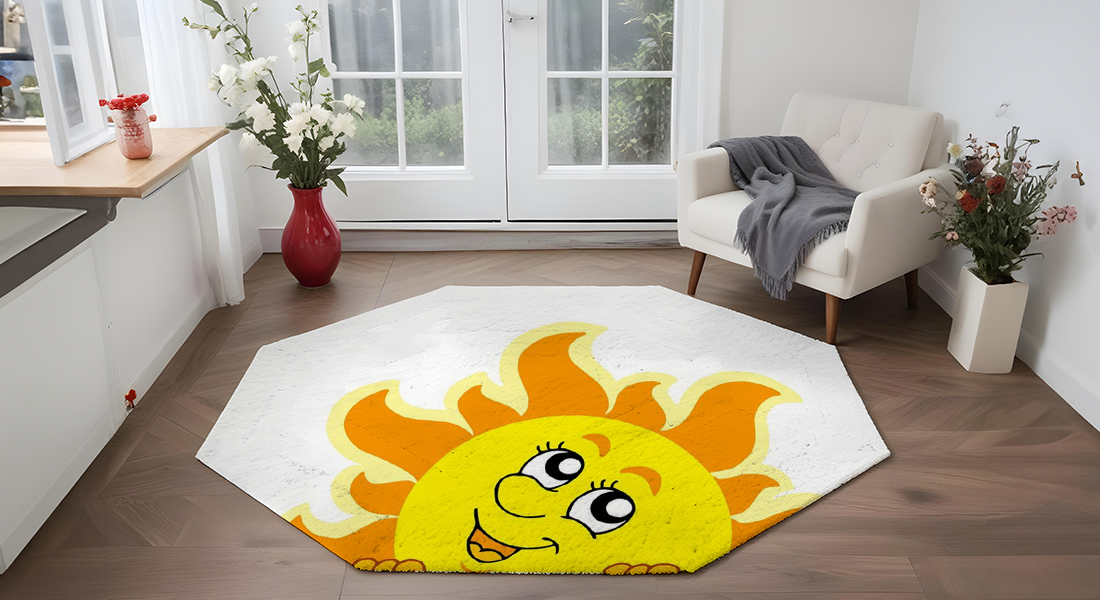 Rug - Luxe Grain - Octagon