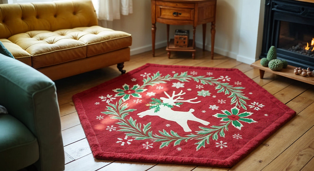 Rug - Luxe Grain - Hexagon