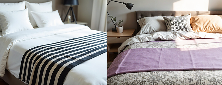 Patterned Vs. Solid Bed Runners: How to Choose the Perfect Style? Patterned Vs. Solid Bed Runners: How to Choose the Perfect Style?