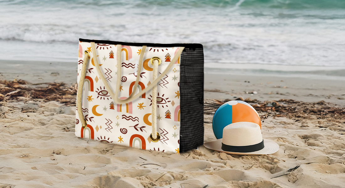 Custom Roped Beach Bag