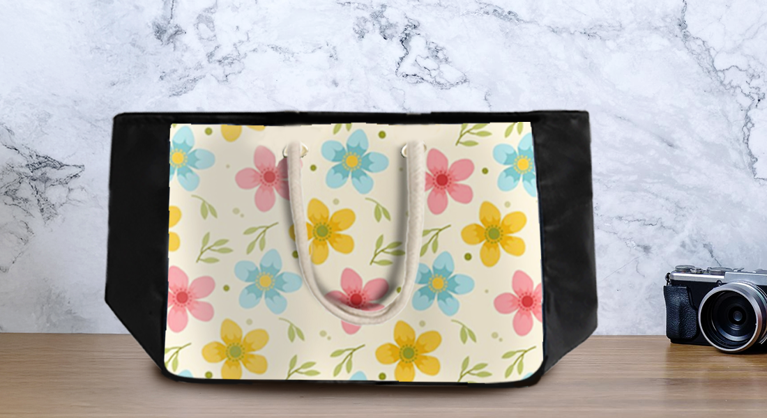 Custom Wide Tote Beach Bag