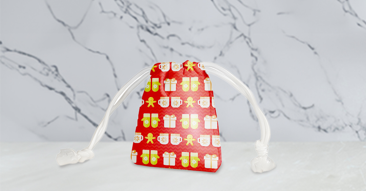 Personalized Drawstring Gift pouch - Small