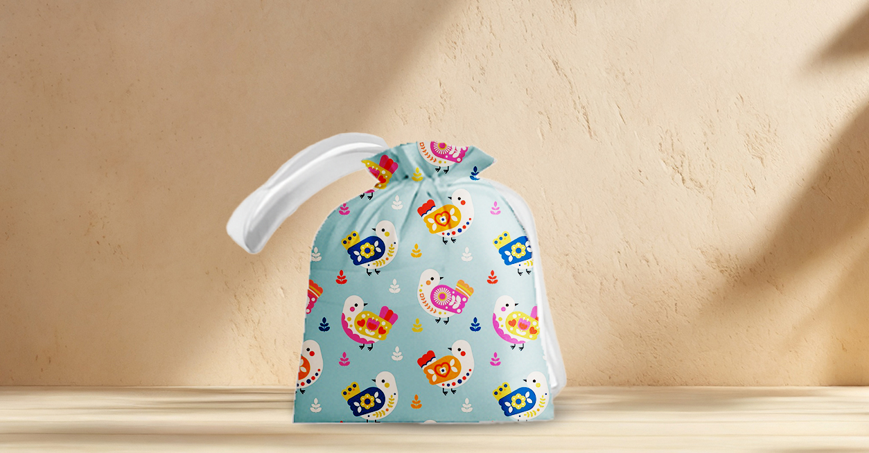 Personalized Drawstring Tote Bag