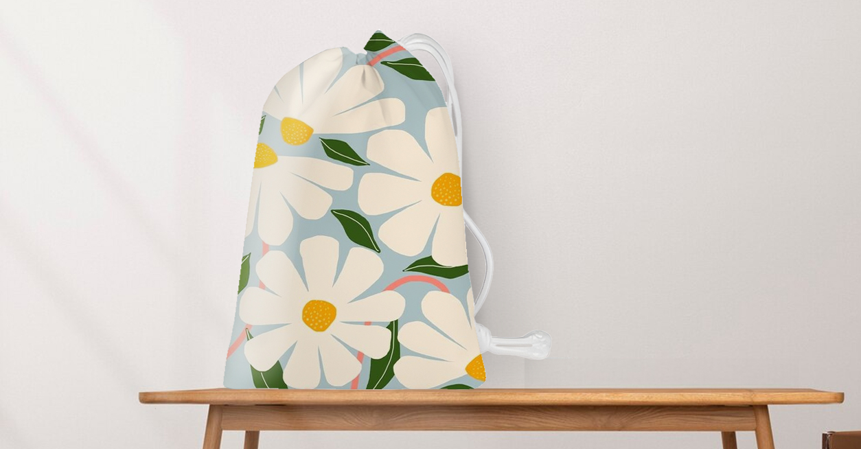 Personalized Drawstring Gift Pouch - Large